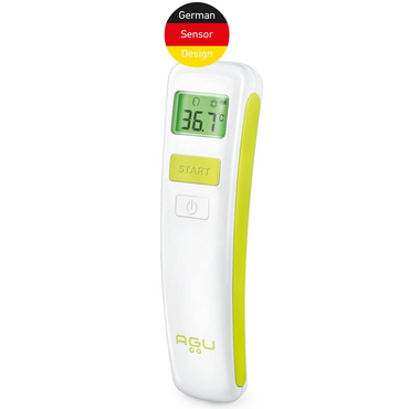 agu-non-contact-thermometer-green-white